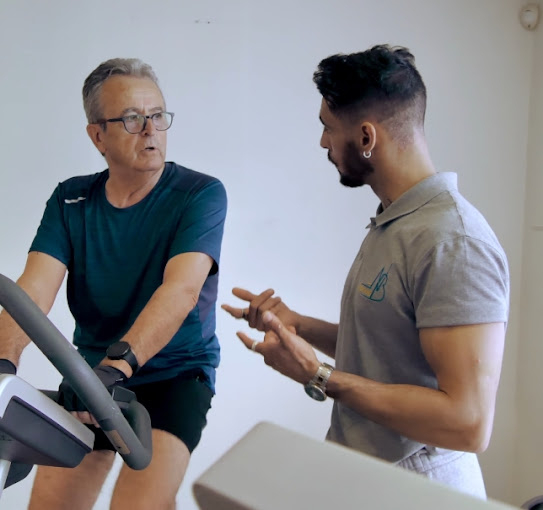 Nady Bakkouri en séance de coaching à Langon